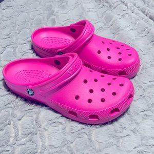 Pink Crocs